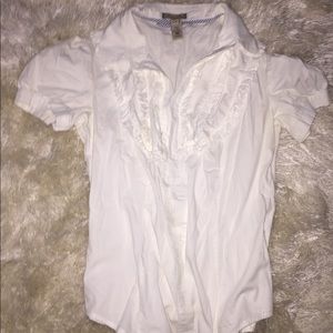 American eagle white blouse